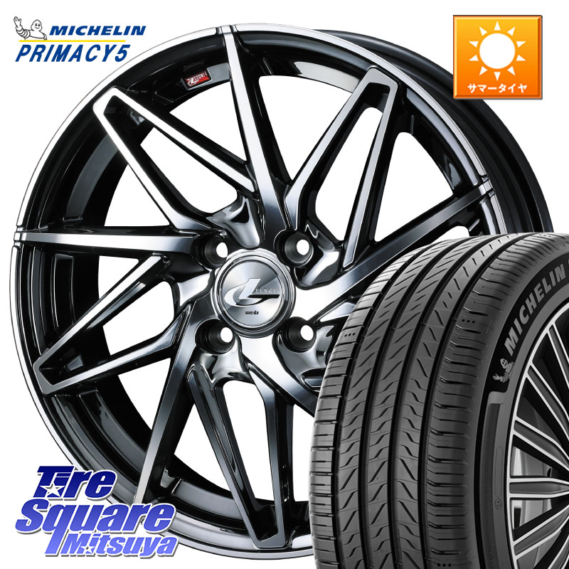 WEDS 40578 レオニス LEONIS IT 16インチ 16 X 6.0J +50 4穴 100 ミシュラン PRIMACY5 プライマシー5 93V XL 正規 195/60R16 E13ノートクロスオーバー