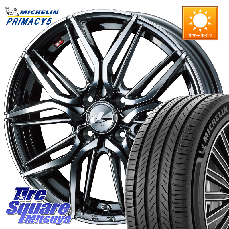 WEDS 40793 レオニス LEONIS LM BMCMC 16インチ 16 X 6.0J +50 4穴 100 ミシュラン PRIMACY5 プライマシー5 93V XL 正規 195/60R16 E13ノートクロスオーバー