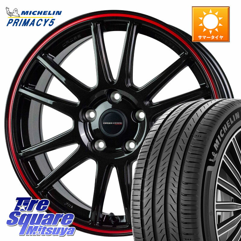 ミシュラン PRIMACY5 プライマシー5 100W XL 正規 245/45R18HotStuff クロススピード CR6 CR-6 軽量ホイール 18インチ 18X8.0J 45 5穴 114.3 フーガ FUGA 日産｜タイヤスクエアミツヤ