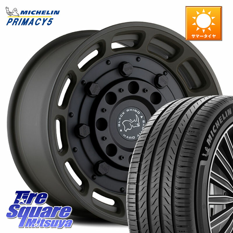 ミシュラン PRIMACY5 プライマシー5 112H 正規 265/65R17BLACK RHINO WARTHOG 17インチ ブラックライノ 17X8.5J 0 6穴 139.7 トライトン ランドクルーザー プラド カスタムサイズ|タイヤスクエアミツヤ