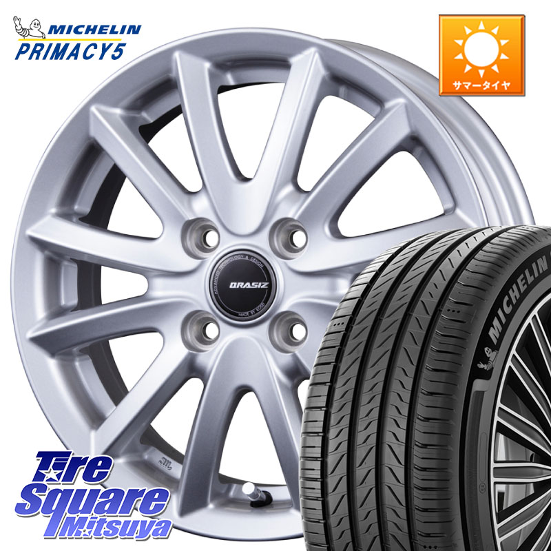 KOSEI クレイシズVS6 QRA601Sホイール 16 X 6.0J +50 4穴 100 ミシュラン PRIMACY5 プライマシー5 91W 正規 205/55R16