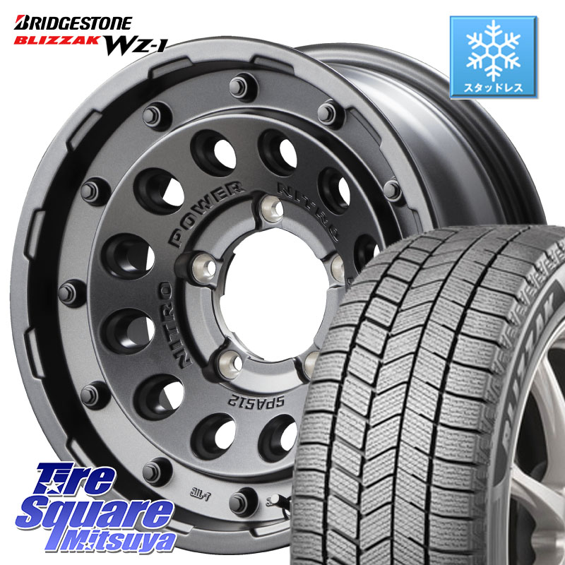 ブリヂストン BLIZZAK WZ-1 WZ1 2025年製 ブリザック スタッドレス ミツヤ 215/70R16MANARAY MID ナイトロパワー H12 SHOTGUN BB ※インセット-5 ホイール 16インチ 16X6.0J 0 5穴 139.7 ジムニー専用(要オーバーフェンダー等) ジムニ&minus;シエラ/ノマド(カスタム) AZオフ｜タイヤスクエアミツヤ
