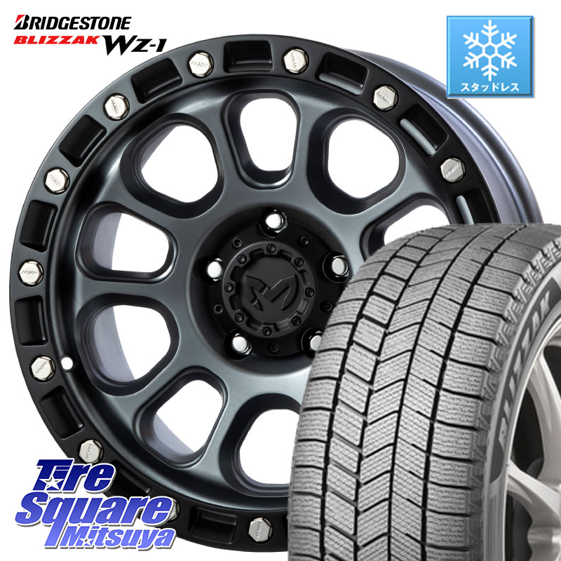 ブリヂストン BLIZZAK WZ-1 WZ1 2025年製 ブリザック スタッドレス ミツヤ 205/65R16MKW M204 ドライグレー 16インチ 16X7.0J 35 5穴 114.3 ティアナ 日産｜タイヤスクエアミツヤ