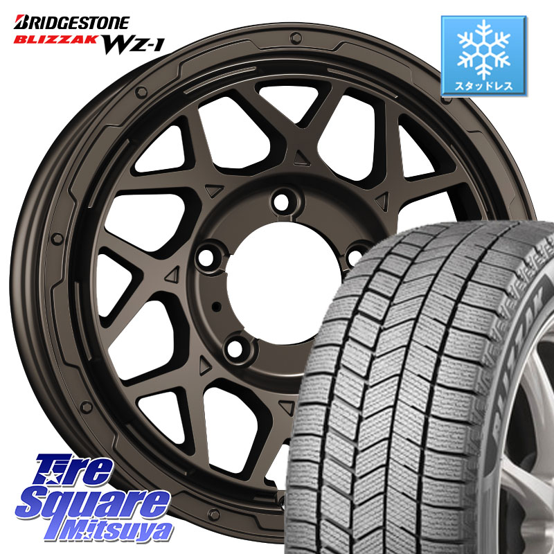 ブリヂストン BLIZZAK WZ-1 WZ1 2025年製 ブリザック スタッドレス ミツヤ 175/80R16 SUPER STAR LODIO DRIVE ロディオドライブ 8M MONO モノ 16 X 5.5J +20 5穴 139.7 ジムニー