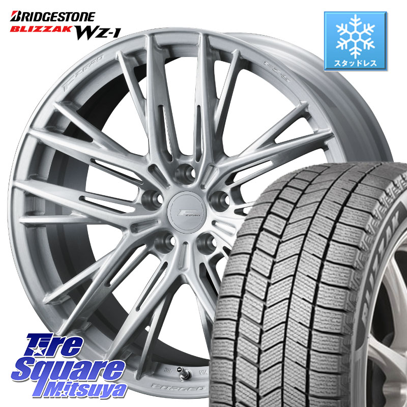 ブリヂストン BLIZZAK WZ-1 WZ1 2025年製 ブリザック スタッドレス ミツヤ 235/50R18 WEDS F ZERO FZ-5 FZ5 鍛造 FORGED ホイール 18インチ エフゼロ 18 X 8.5J +35 5穴 114.3 30系アルファード 30系ヴェルファイア 20系アルファード