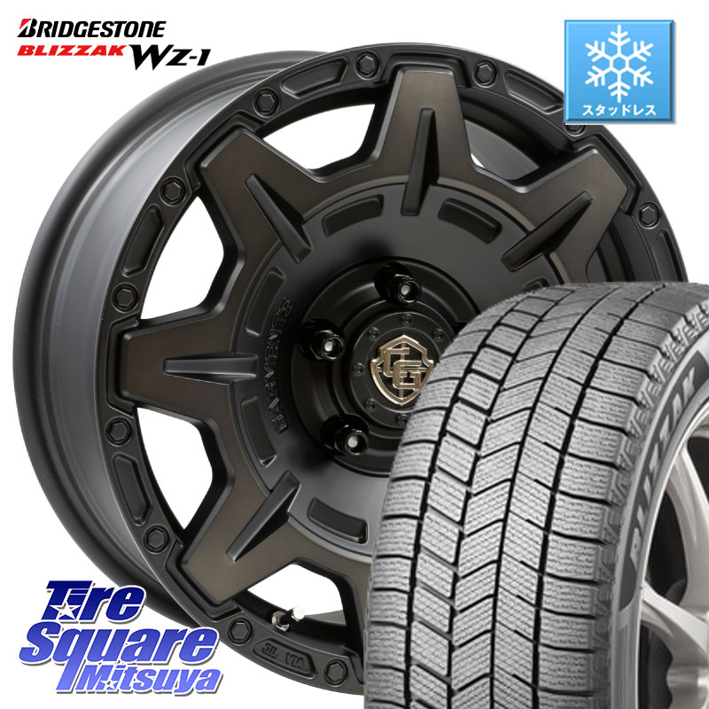 ブリヂストン BLIZZAK WZ-1 WZ1 2025年製 ブリザック スタッドレス ミツヤ 215/70R16WEDS CROSS OVER GARMENTS StyleM 16インチ 16X7.0J 35 5穴 114.3 デリカD:5 デリカD:5(26+) エクリプスクロス RVR クルーガー V・L ハリアー｜タイヤスクエアミツヤ