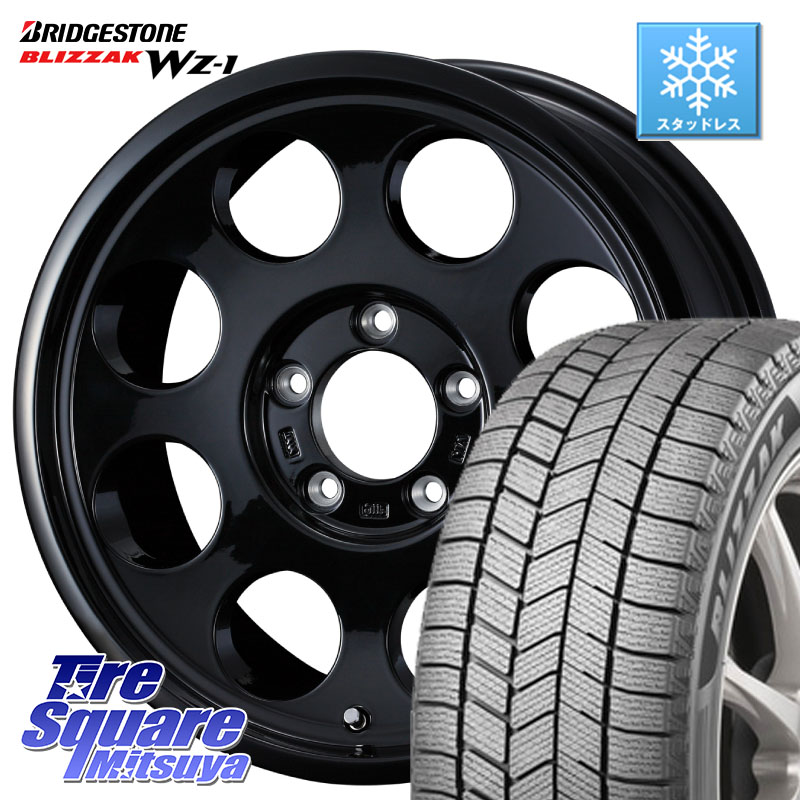 ブリヂストン BLIZZAK WZ-1 WZ1 2025年製 ブリザック スタッドレス ミツヤ 215/65R16WEDS JIMLINE TYPE2 16インチ ジムライン 16X5.5J 22 5穴 139.7 ジムニー専用(要オーバーフェンダー等) AZオフロード カスタムサイズ｜タイヤスクエアミツヤ