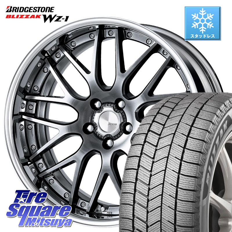 ブリヂストン BLIZZAK WZ-1 WZ1 2025年製 ブリザック スタッドレス ミツヤ 225/60R18 WORK Lanvec LM1 GTK O Disk 18インチ 2ピース 18 X 8.0J +55 5穴 114.3 183,685円