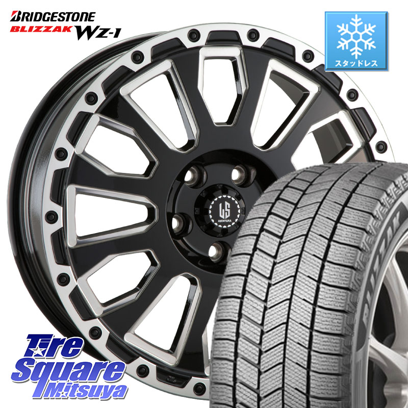 ブリヂストン BLIZZAK WZ-1 WZ1 2025年製 ブリザック スタッドレス ミツヤ 195/60R16 阿部商会 LA STRADA AVENTURA アヴェンチュラ 16インチ 16 X 7.0J +42 5穴 114.3 フロンクス 108,470円