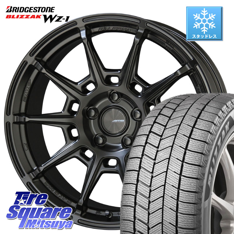ブリヂストン BLIZZAK WZ-1 WZ1 2025年製 ブリザック スタッドレス ミツヤ 215/45R18KYOHO GALERNA REFINO ガレルナ レフィーノ ホイール 18インチ 18X8.0J 38 5穴 114.3 SAI インサイト|タイヤスクエアミツヤ