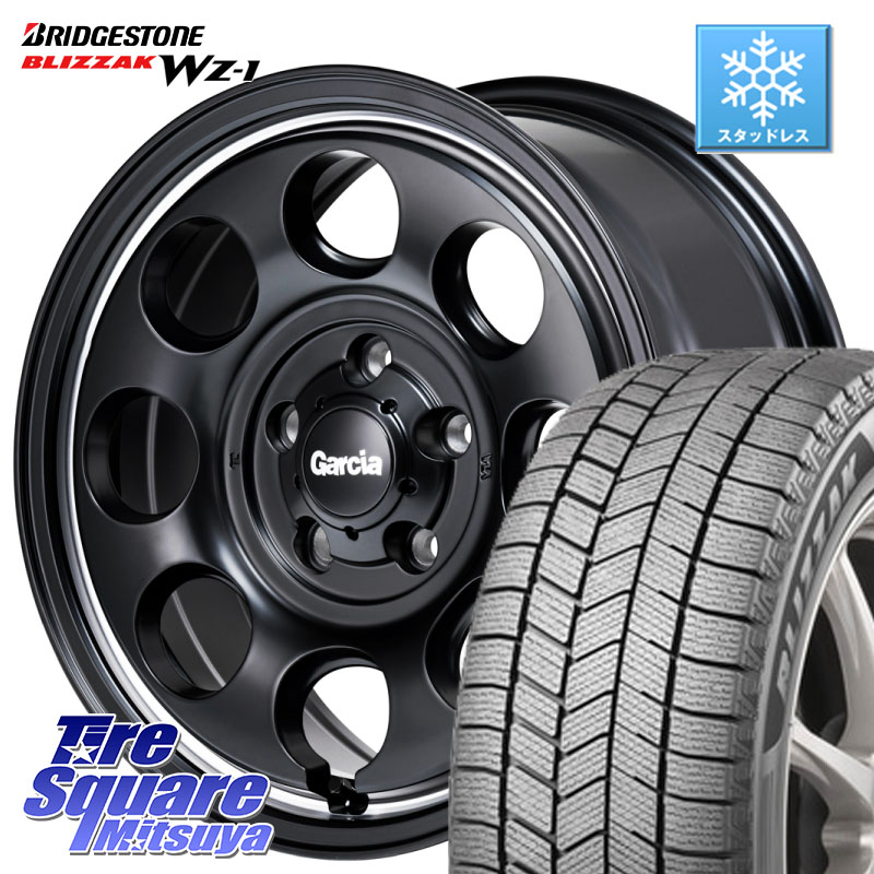 ブリヂストン BLIZZAK WZ-1 WZ1 2025年製 ブリザック スタッドレス ミツヤ 195/60R16 MANARAY MID Garcia Palm8 ガルシア パーム8 ホイール 16インチ 16 X 7.0J +40 5穴 114.3 フロンクス