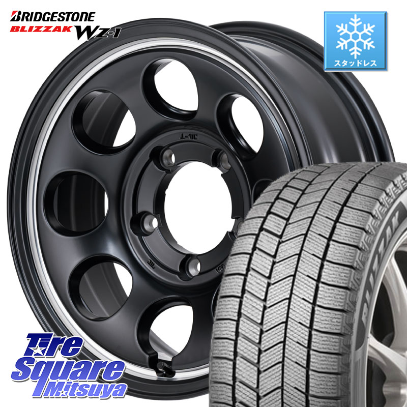 ブリヂストン BLIZZAK WZ-1 WZ1 2025年製 ブリザック スタッドレス ミツヤ 215/65R16 MANARAY MID Garcia Palm8 ガルシア パーム8 ※インセット -5 ホイール 16インチ 16 X 6.0J +0 5穴 139.7 ジムニー専用(要オーバーフェンダー等) ジムニ－シエラ・ノマド(カスタム)