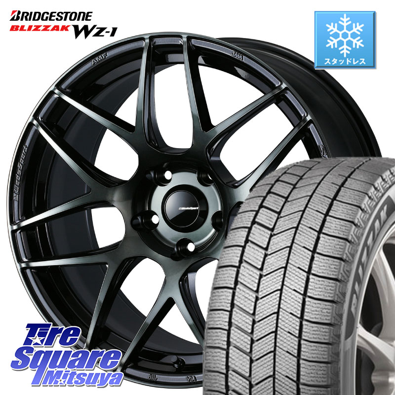 ブリヂストン BLIZZAK WZ-1 WZ1 2025年製 ブリザック スタッドレス ミツヤ 225/50R17WEDS WedsSport SA-27R SA27R ウェッズ スポーツ ホイール 17インチ 17X7.0J 48 5穴 114.3 WRX-S4(VBH) ウィンダム アコード キザシ WRX S4|タイヤスクエアミツヤ