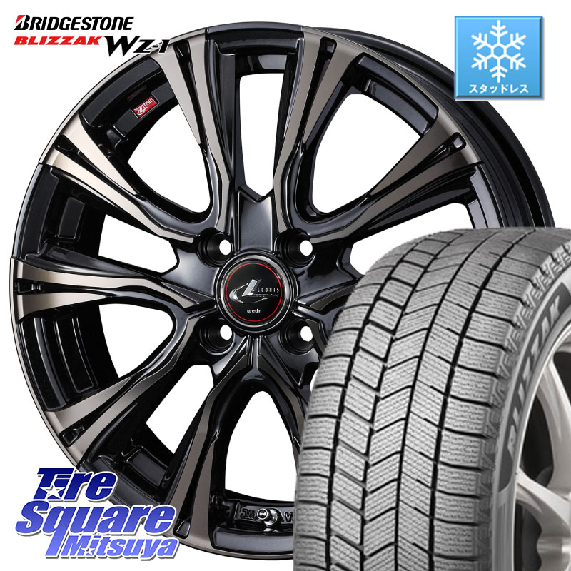 ブリヂストン BLIZZAK WZ-1 WZ1 2025年製 ブリザック スタッドレス ミツヤ 215/70R16WEDS 41225 LEONIS VR ウェッズ レオニス ホイール 16インチ 16X6.0J 42 4穴 100 ロッキー ガソリン車 4穴 ライズ ガソリン車 4穴|タイヤスクエアミツヤ