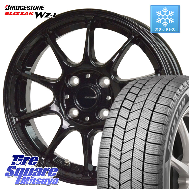 ブリヂストン BLIZZAK WZ-1 WZ1 2025年製 ブリザック スタッドレス ミツヤ 205/55R17HotStuff G.SPEED G-07 ホイール 17インチ ジースピード 17X6.5J 45 4穴 100 ライズ/ロッキー(ガソリン車4穴) ロッキー ガソリン車 4穴｜タイヤスクエアミツヤ