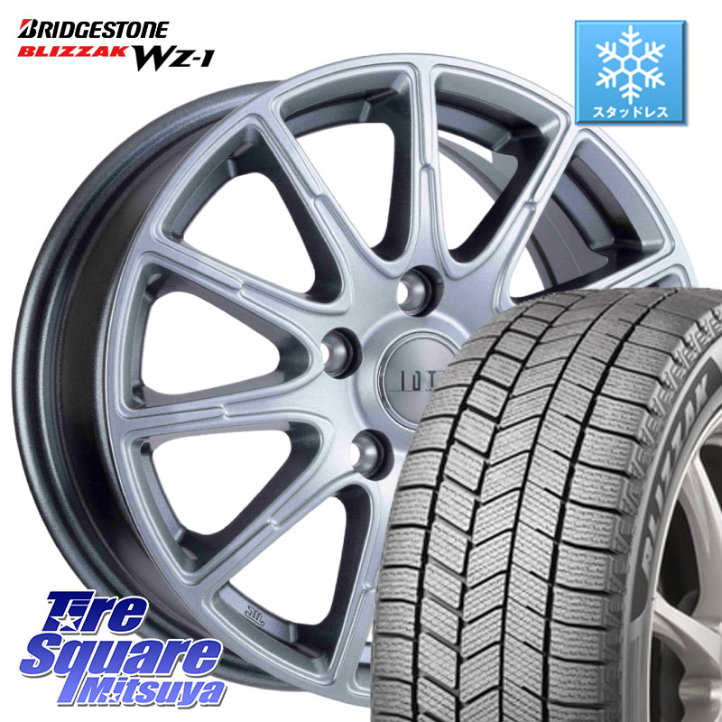 ブリヂストン BLIZZAK WZ-1 WZ1 2025年製 ブリザック スタッドレス ミツヤ 225/50R17 阿部商会 TIRADO IOTA イオタ ホイール 17インチ 17 X 6.5J +40 5穴 114.3