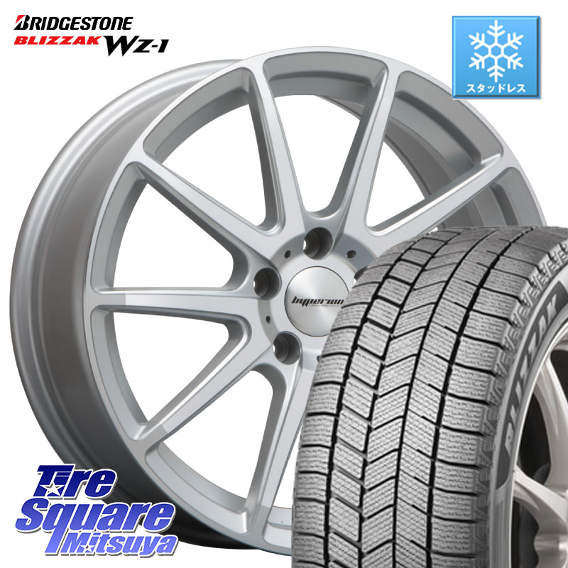 ブリヂストン BLIZZAK WZ-1 WZ1 2025年製 ブリザック スタッドレス ミツヤ 235/55R18 MLJ HYPERION CVX ハイペリオン ホイール 18インチ 18 X 8.0J +45 5穴 114.3 T32エクストレイル CX-5 CX-8