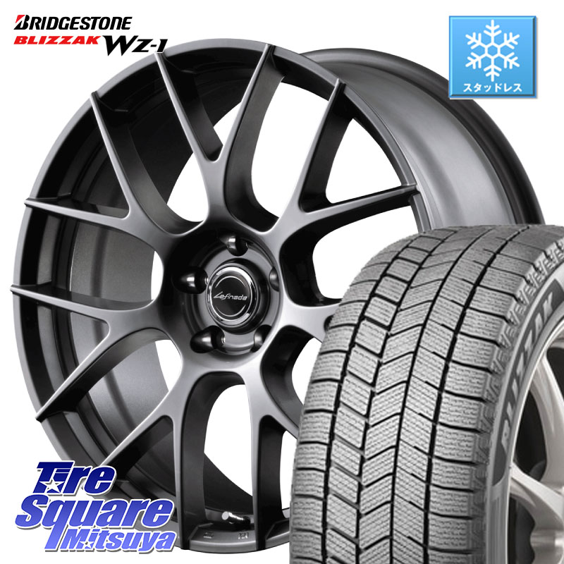 ブリヂストン BLIZZAK WZ-1 WZ1 2025年製 ブリザック スタッドレス ミツヤ 225/60R18 MANARAY MID Lefinada MOTION3 M14球面座ボルト専用 ホイール 18インチ 18 X 7.0J(M14B) +40 5穴 114.3 クラウンクロスオーバー 153,310円