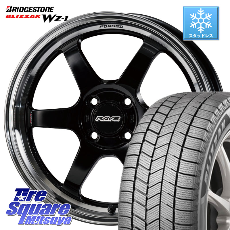 ブリヂストン BLIZZAK WZ-1 WZ1 2025年製 ブリザック ■ スタッドレス ミツヤ 185/60R15RAYS 【欠品次回3~4月】 VOLK RACING TE37 KCR PROGRESSIVE MODEL KCR ホイール 15インチ 15X5.5J 45 4穴 100 ヤリス GR/GS系フィット インサイト スプラッシュ|タイヤスクエアミツヤ