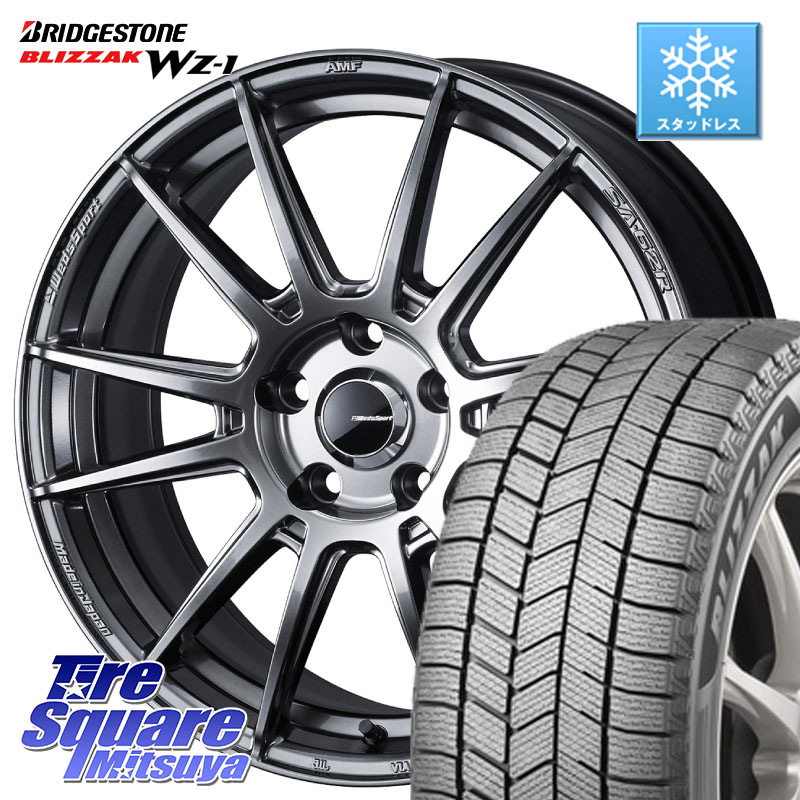 ブリヂストン BLIZZAK WZ-1 WZ1 2025年製 ブリザック スタッドレス ミツヤ 235/55R18 WEDS WedsSport SA-62R ホイール 18インチ 18 X 7.5J +45 5穴 114.3 T32エクストレイル CX-5 CX-8 BT5レガシィアウトバック 170,035円