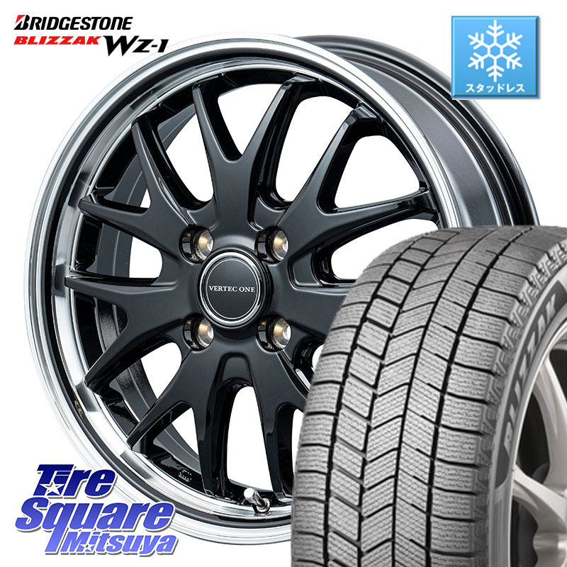 ブリヂストン BLIZZAK WZ-1 WZ1 2025年製 ブリザック スタッドレス ミツヤ 165/70R14 MANARAY MID VERTEC ONE EXE7 ホイール 14インチ 14 X 4.5J +45 4穴 100 Mx27/37/47Sソリオ・デリカD2 ハスラー MAx6S系ソリオ 69,251円