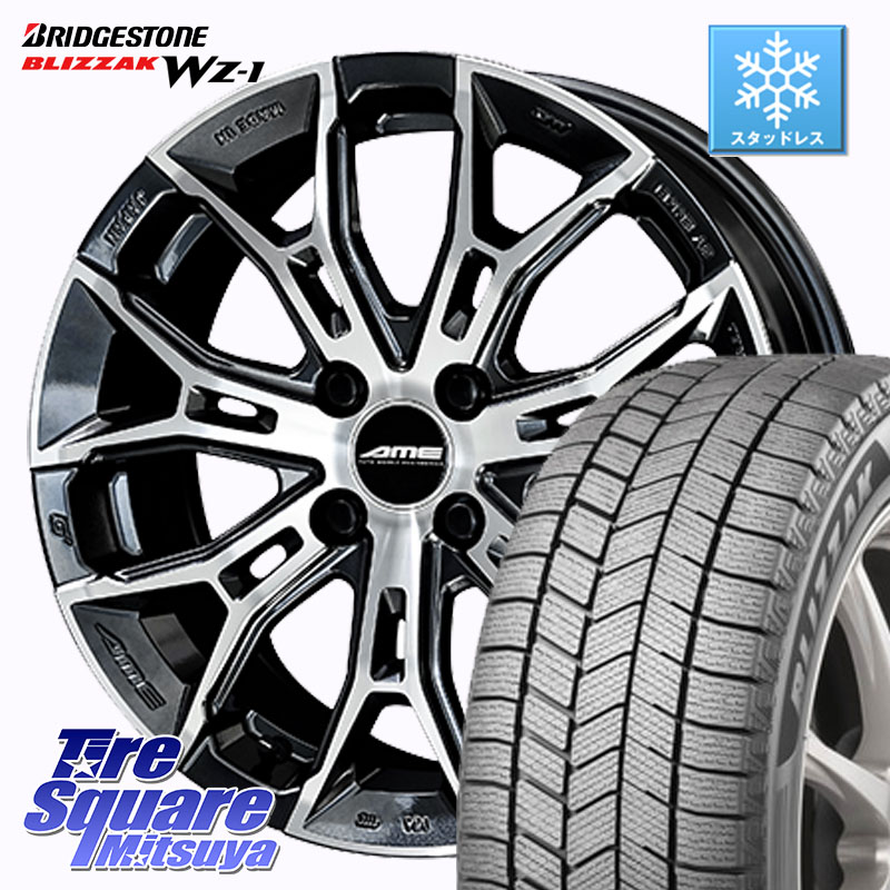 ブリヂストン BLIZZAK WZ-1 WZ1 2025年製 ブリザック スタッドレス ミツヤ 185/60R16KYOHO GALERNA FINURA ガレルナ フィヌラ ホイール 16インチ 16X6.5J 43 4穴 100 アクアクロスオーバー MAZDA2 マツダ2(デミオ)｜タイヤスクエアミツヤ