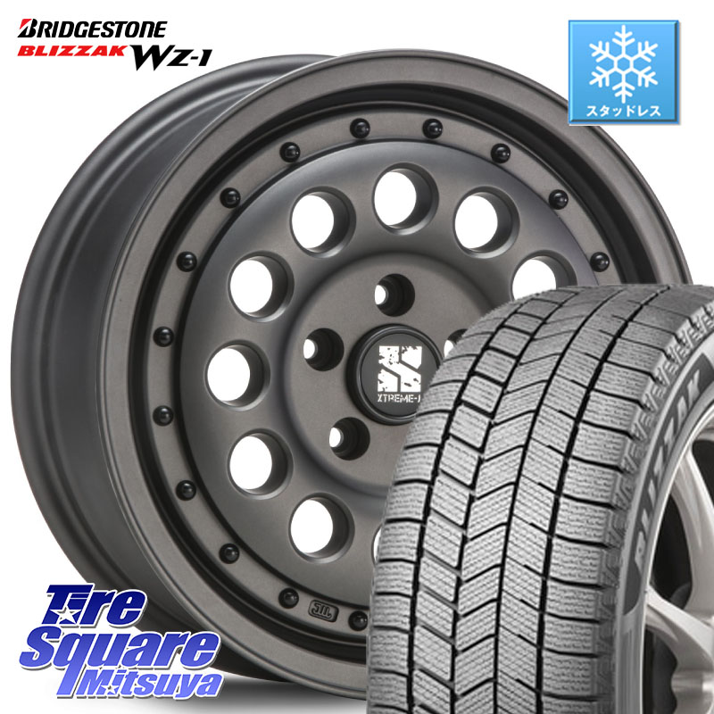 ブリヂストン BLIZZAK WZ-1 WZ1 2025年製 ブリザック スタッドレス ミツヤ 205/55R16MLJ XTREME-J エクストリーム RUGGED ラギッド 16インチ 16X6.5J 32 5穴 114.3|タイヤスクエアミツヤ