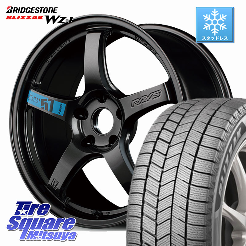 ブリヂストン BLIZZAK WZ-1 WZ1 2025年製 ブリザック スタッドレス ミツヤ 215/60R17 RAYS 【欠品次回要問合せ】 57CR SpecM gramLIGHTS ホイール 17インチ 17 X 7.0J +38 5穴 114.3 10系カローラクロス 20系アルファード