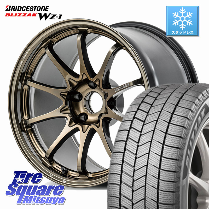 ブリヂストン BLIZZAK WZ-1 WZ1 2025年製 ブリザック スタッドレス ミツヤ 235/45R18RAYS 【欠品次回3~4月】 CE28N-plus VOLK RACING 鍛造 ホイール 18インチ 18X8.5J 45 5穴 114.3 CY2アコード 70系カムリ スカイラインセダン 日産 ES レクサス GS (GS F除く) レクサ|タイヤスクエアミツヤ