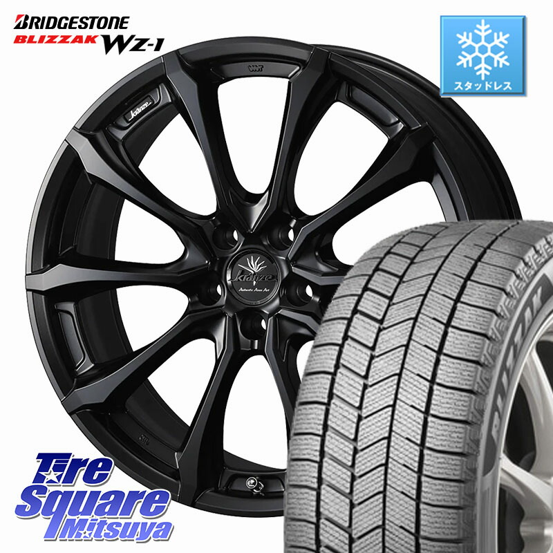 ブリヂストン BLIZZAK WZ-1 WZ1 2025年製 ブリザック スタッドレス ミツヤ 225/45R18 WEDS Kranze Versam 030EVO ホイール 18インチ クレンツェ ヴェルサム 18 X 7.5J +55 5穴 114.3 CX-3 レヴォーグ RC系オデッセイ前期 190,110円