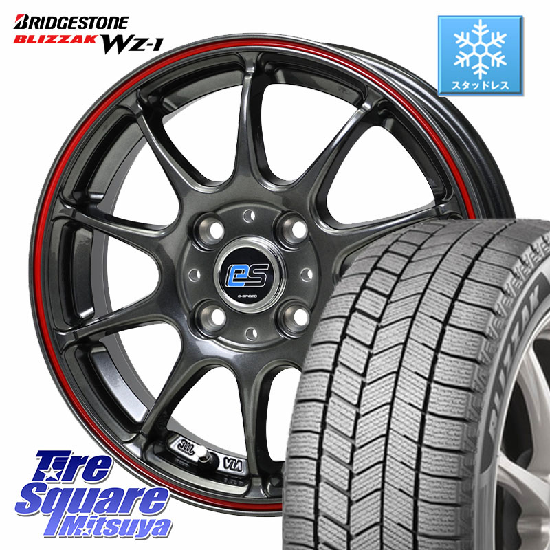 ブリヂストン BLIZZAK WZ-1 WZ1 2025年製 ブリザック ■ スタッドレス ミツヤ 175/65R15HotStuff G・SPEED es-01 ホイール 15インチ 15X5.5J 43 4穴 100 160系カローラフィールダー GR/GS系フィット クロスビー スイフト4穴 130系ヴィッツ スペイド キューブ CUBE 日産|タイヤスクエアミツヤ