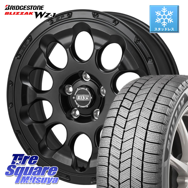 ブリヂストン BLIZZAK WZ-1 WZ1 2025年製 ブリザック スタッドレス ミツヤ 215/60R17 KOSEI BOTTOM GARCIA CHRONO ホイール 17インチ 17 X 7.0J +45 5穴 114.3 C-HR 50系エスティマ 10系カローラクロス ZR-V RV系ヴェゼル RC系オデッセイ後期 CX-30 MX-30