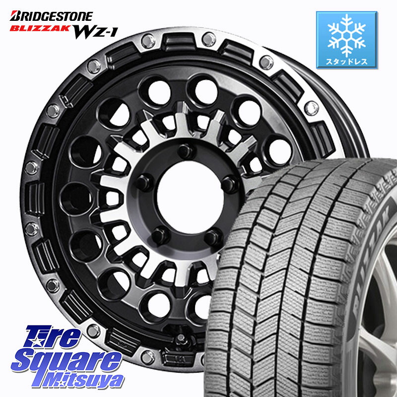 ブリヂストン BLIZZAK WZ-1 WZ1 2025年製 ブリザック スタッドレス ミツヤ 175/80R16KYOHO PPX GX14 ホイール 16インチ 16X5.5J 22 5穴 139.7 ジムニー専用 AZオフロード｜タイヤスクエアミツヤ