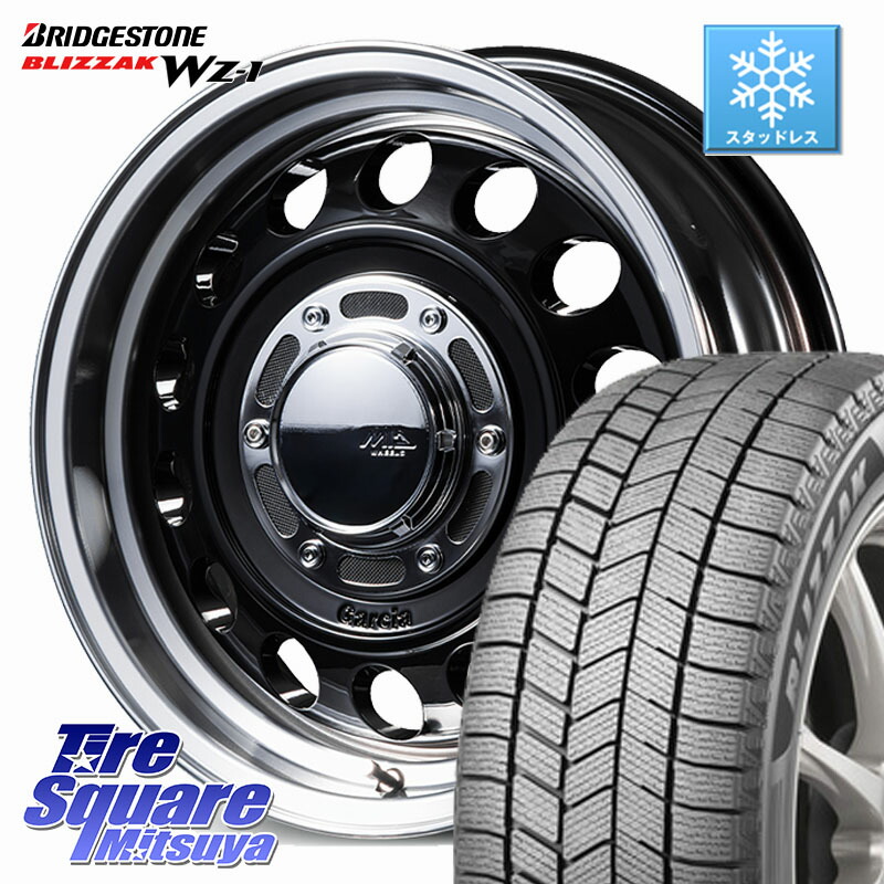 ブリヂストン BLIZZAK WZ-1 WZ1 2025年製 ブリザック スタッドレス ミツヤ 215/70R16 MANARAY MID GARCIA CISCO Type2 ホイール 16インチ 16 X 5.5J +20 5穴 139.7 ジムニー専用(要オーバーフェンダー等)