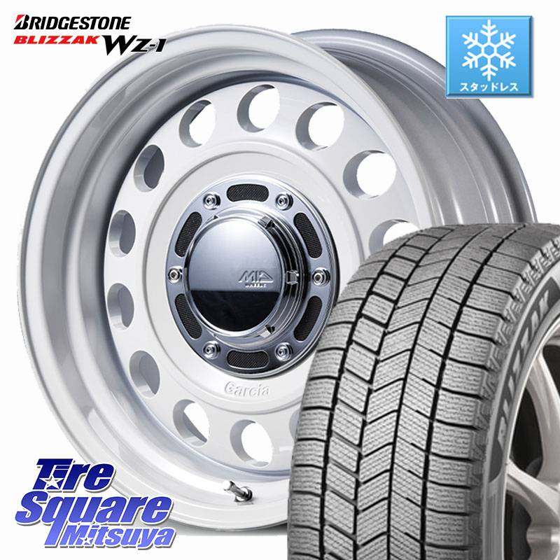 ブリヂストン BLIZZAK WZ-1 WZ1 2025年製 ブリザック スタッドレス ミツヤ 215/70R16 MANARAY MID GARCIA CISCO Type2 ※インセット-5 ホイール 16インチ 16 X 6.0J(JB74) +0 5穴 139.7 ジムニ－シエラ・ノマド