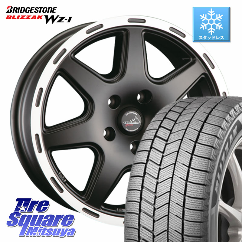 ブリヂストン BLIZZAK WZ-1 WZ1 2025年製 ブリザック スタッドレス ミツヤ 215/65R16 阿部商会 TIRADO CROSS ホイール 16インチ 16 X 6.5J(US) +40 5穴 110