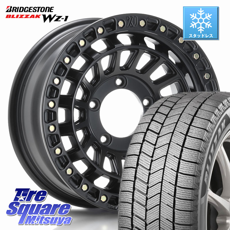 ブリヂストン BLIZZAK WZ-1 WZ1 2025年製 ブリザック スタッドレス ミツヤ 175/80R16 MLJ XJ08 XTREME-J ホイール 16インチ 16 X 5.5J +20 5穴 139.7 ジムニー