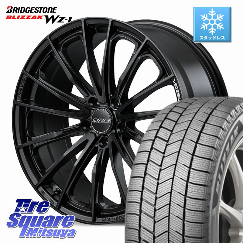 ブリヂストン BLIZZAK WZ-1 WZ1 2025年製 ブリザック スタッドレス ミツヤ 225/50R17 RAYS 【欠品次回7~8月】 VERSUS VOUGE SE ホイール 17インチ 17 X 7.0J +48 5穴 114.3 WRX S4(VBH)