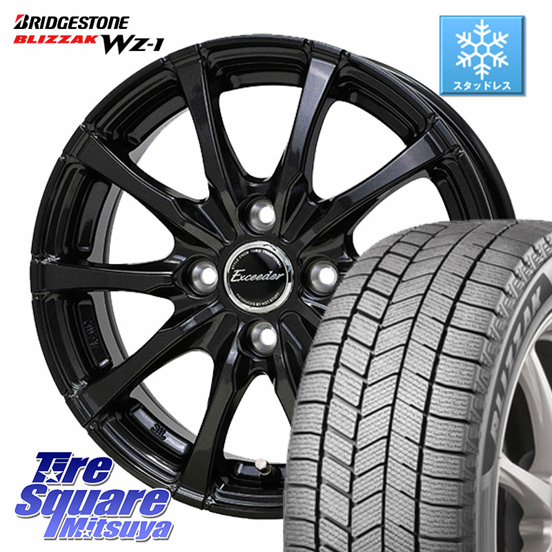 ブリヂストン BLIZZAK WZ-1 WZ1 2025年製 ブリザック スタッドレス ミツヤ 175/70R14HotStuff Exceeder E08 ホイール 14インチ エクシーダ 14X5.5J 38 4穴 100 ヤリス 130系ヴィッツ ウィングロード 日産 アクア ポルテ シエンタ カローラフィールダー スイフト｜タイヤスクエアミツヤ 56,100円