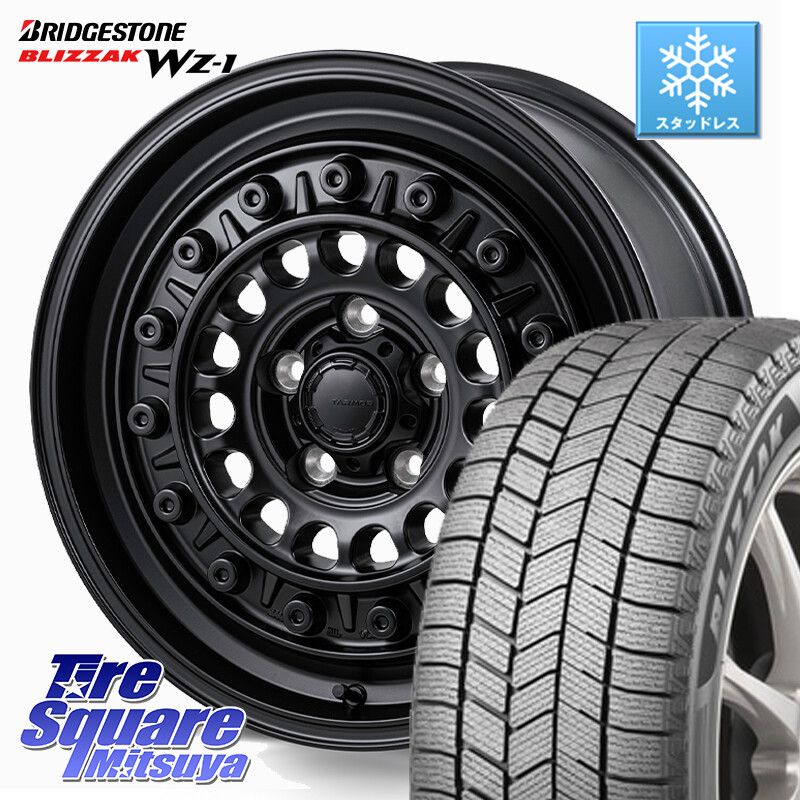 ブリヂストン BLIZZAK WZ-1 WZ1 2025年製 ブリザック スタッドレス ミツヤ 215/70R16MONZA HI-BLOCK TARMOR ホイール 16インチ 16X7.0J 35 5穴 114.3 デリカD:5 デリカD:5(26+) エクリプスクロス RVR クルーガー V・L ハリアー|タイヤスクエアミツヤ