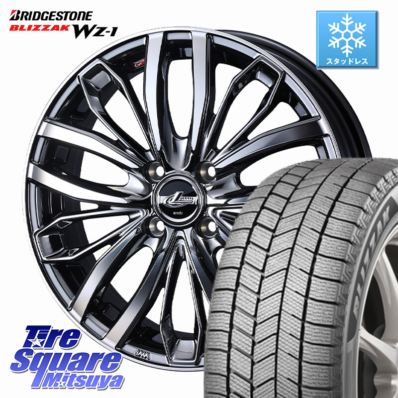 ブリヂストン BLIZZAK WZ-1 WZ1 2025年製 ブリザック スタッドレス ミツヤ 215/65R16WEDS LEONIS SC レオニスSC ホイール 16インチ 16X6.0J 42 4穴 100 ロッキー ガソリン車 4穴 ライズ ガソリン車 4穴|タイヤスクエアミツヤ