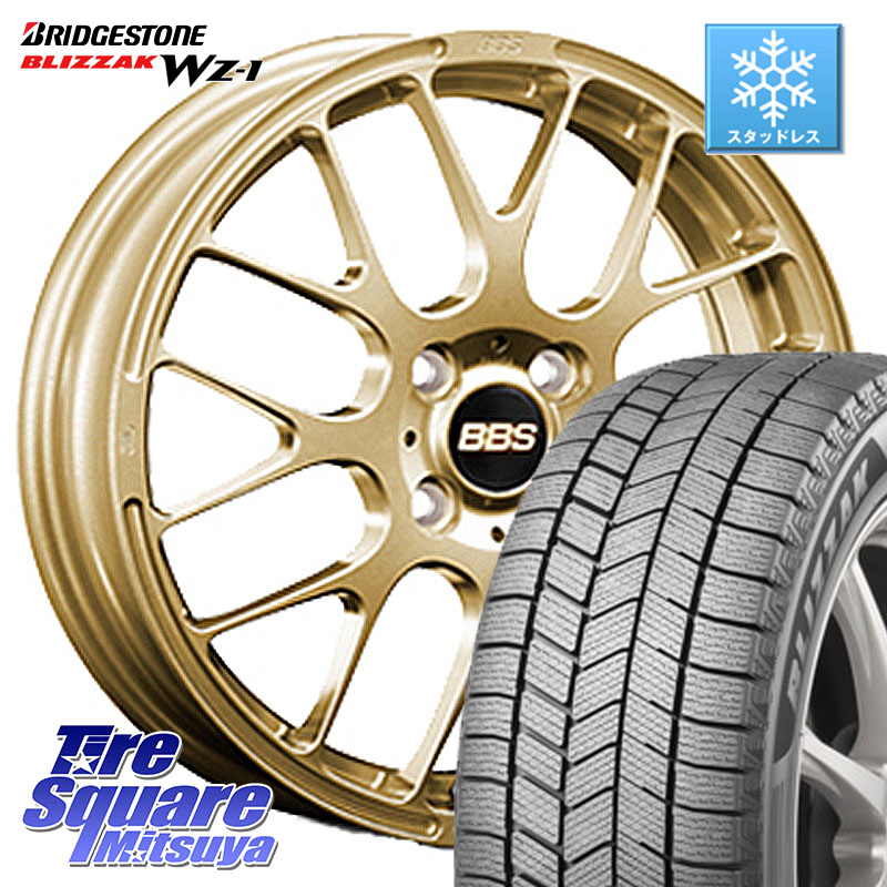 ブリヂストン BLIZZAK WZ-1 WZ1 2025年製 ブリザック スタッドレス ミツヤ 215/65R16 BBS RP 鍛造1ピース ホイール 16インチ 16 X 6.0J +45 4穴 100 191,520円