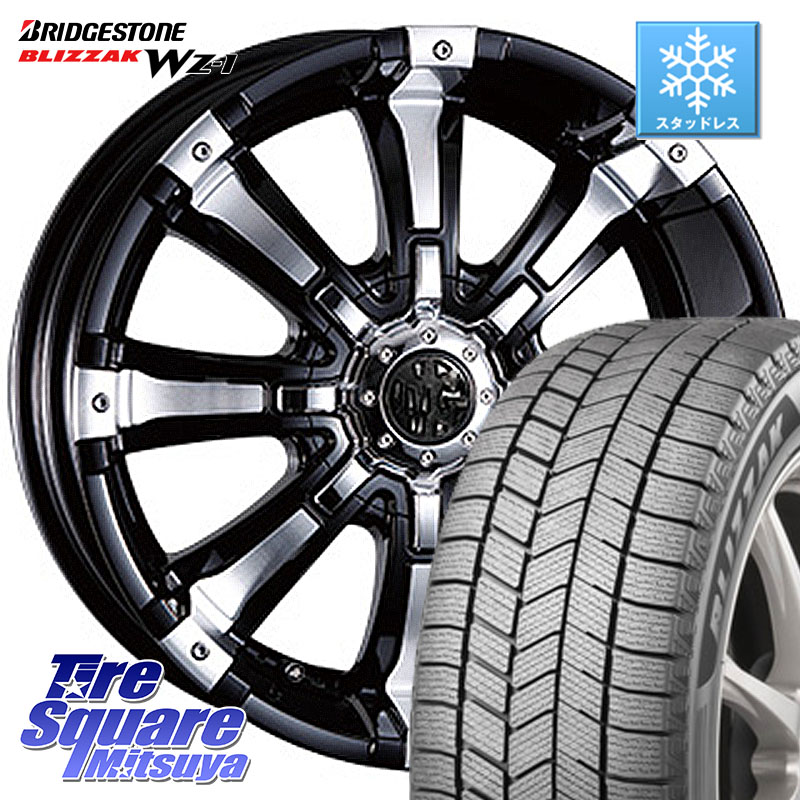 ブリヂストン BLIZZAK WZ-1 WZ1 2025年製 ブリザック スタッドレス ミツヤ 215/55R17CRIMSON クリムソン BEAST ビースト ホイール 17インチ 17X7.0J 35 5穴 114.3 HS レクサス RX-8 MAZDA クラウンロイヤル ES レクサス クラウン 220系 アコード｜タイヤスクエアミツヤ