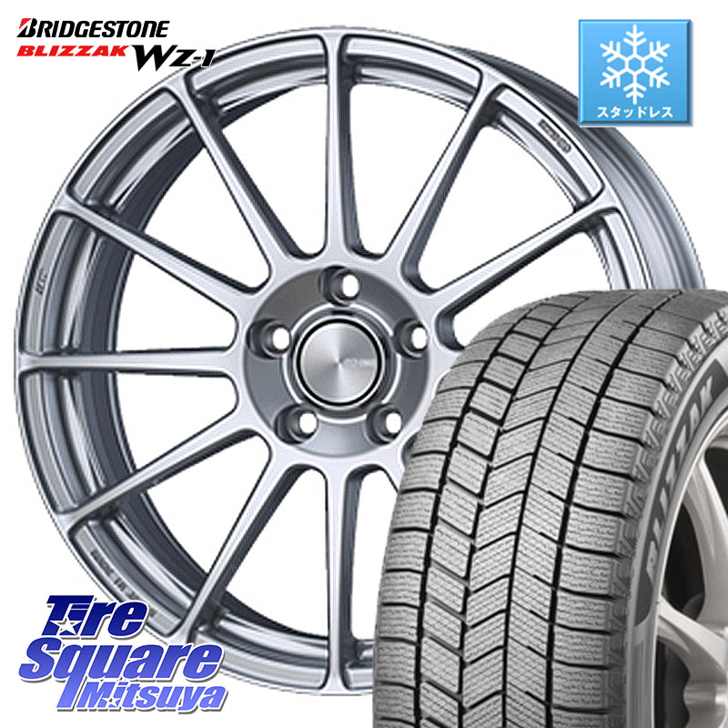 ブリヂストン BLIZZAK WZ-1 WZ1 2025年製 ブリザック スタッドレス ミツヤ 235/55R18ENKEI エンケイ PerformanceLine PF03 ホイール 18X7.5J 38 5穴 114.3 デリカD:5 D5 カスタムサイズ NX レクサス ハリアー|タイヤスクエアミツヤ