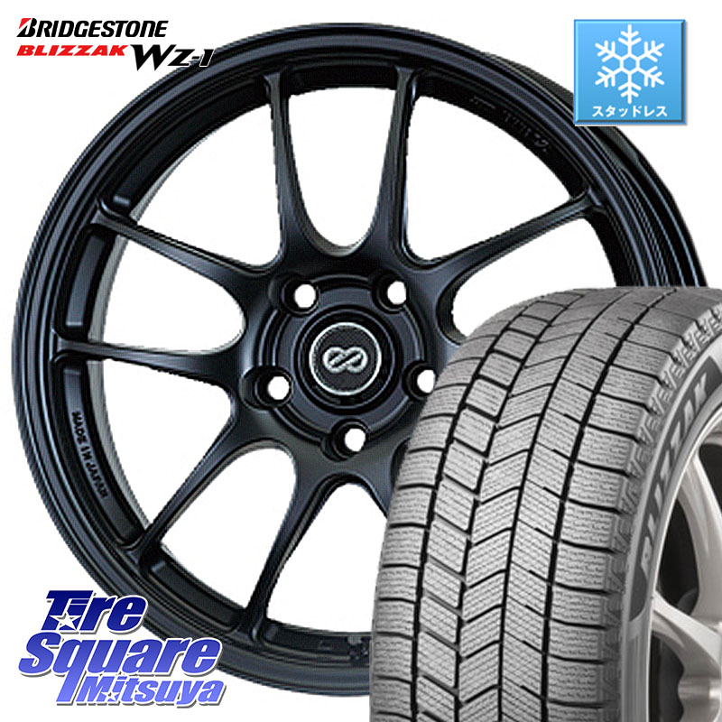 ブリヂストン BLIZZAK WZ-1 WZ1 2025年製 ブリザック スタッドレス ミツヤ 165/55R15ENKEI エンケイ PerformanceLine PF01 ホイール 15X5.0J 45 4穴 100 N-BOX タント スペーシア サクラ R1 R2 ルークス ROOX 日産 デイズ デイズルークス 日産 デリカ ミニ DELICA MINI|タイヤスクエアミツヤ
