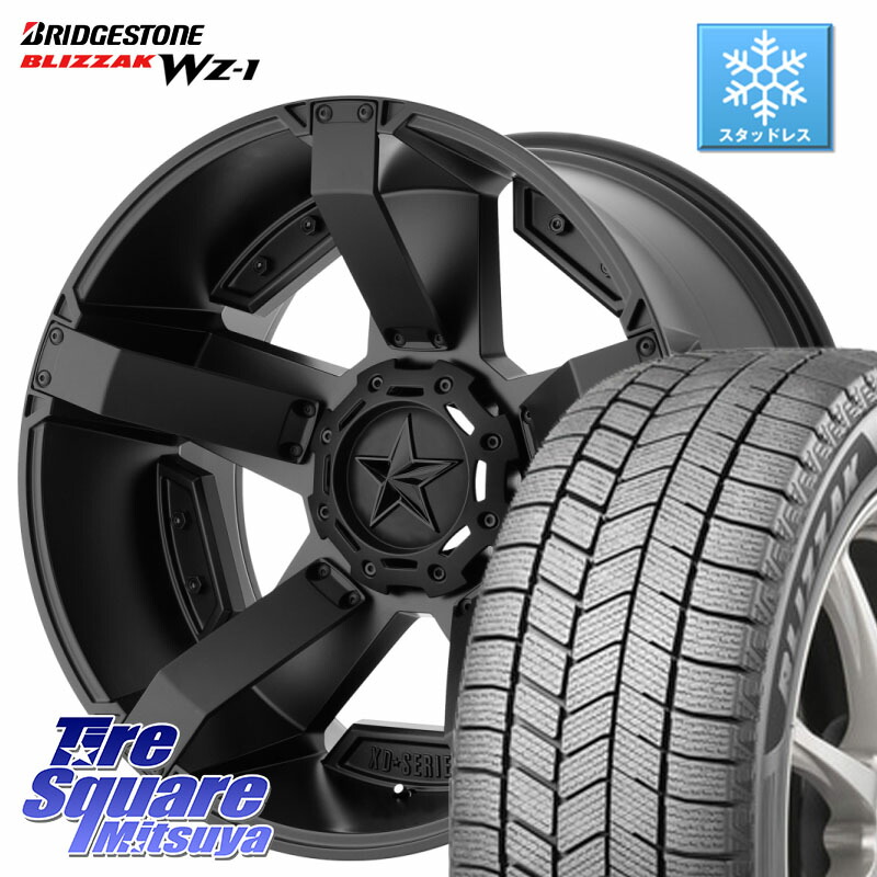 ブリヂストン BLIZZAK WZ-1 WZ1 2025年製 ブリザック スタッドレス ミツヤ 225/50R17KMC XD811 ROCKSTAR2 ホイール 17インチ ロックスター2 17X8.0J 35 5穴 114.3｜タイヤスクエアミツヤ