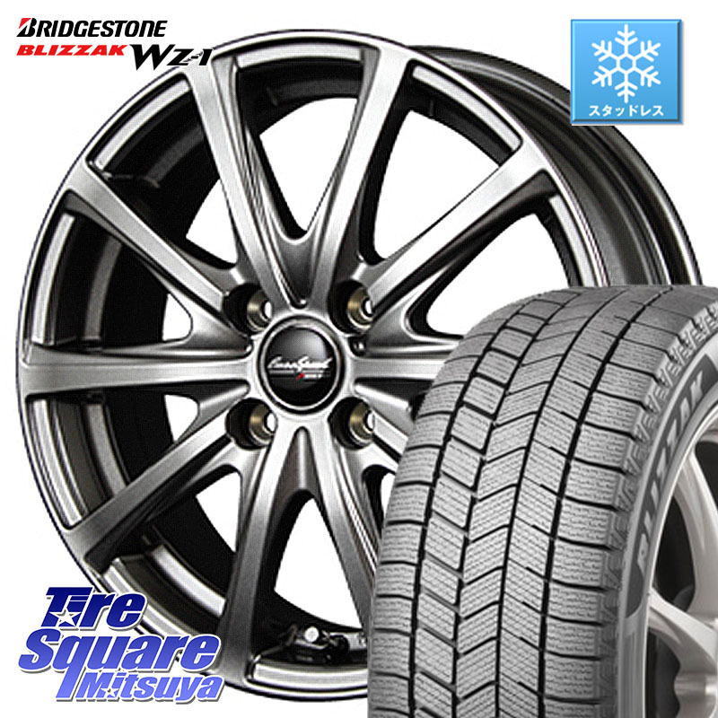 ブリヂストン BLIZZAK WZ-1 WZ1 2025年製 ブリザック スタッドレス ミツヤ 175/70R14MANARAY MID EuroSpeed ユーロスピード V25 ホイール 14インチ 14X5.5J 38 4穴 100 ヤリス 130系ヴィッツ ウィングロード 日産 アクア ポルテ シエンタ カローラフィールダー スイフ|タイヤスクエアミツヤ