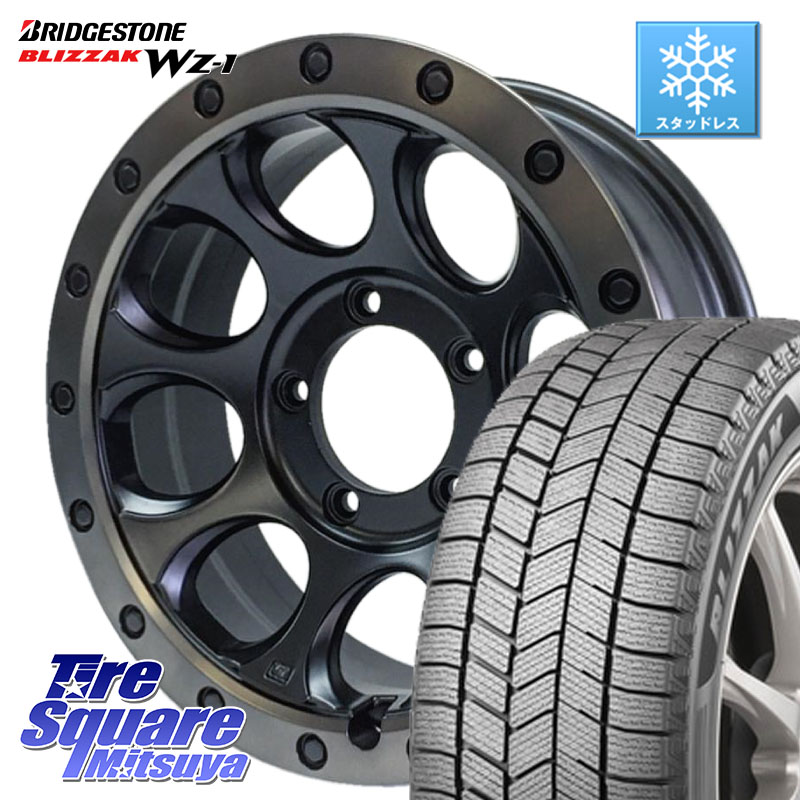 ブリヂストン BLIZZAK WZ-1 WZ1 2025年製 ブリザック スタッドレス ミツヤ 175/80R16 MLJ XJ03 エクストリームJ XTREME-J JIMNY インセット-5 16インチ 16 X 6.0J +0 5穴 139.7 ジムニー専用(要オーバーフェンダー等)