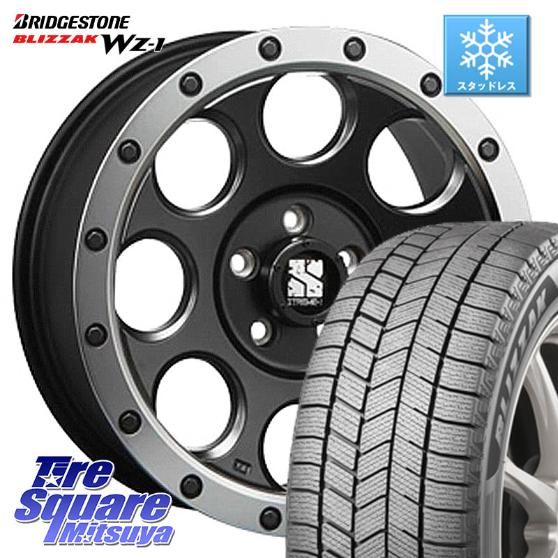 ブリヂストン BLIZZAK WZ-1 WZ1 2025年製 ブリザック スタッドレス ミツヤ 225/45R17 MLJ XJ03 エクストリームJ XTREME-J ホイール 17インチ 17 X 7.5J +42 5穴 114.3 GRヤリスRSノーマルキャリパー