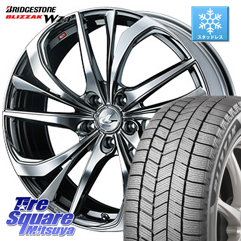 ブリヂストン BLIZZAK WZ-1 WZ1 2025年製 ブリザック スタッドレス ミツヤ 235/50R18WEDS ウェッズ Leonis レオニス TE (BMCMC) ホイール 18インチ 18X7.0J 47 5穴 114.3 エスティマ｜タイヤスクエアミツヤ 171,950円